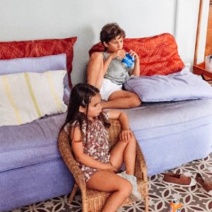 Suelo hidráulico en casa de Sevilla, España