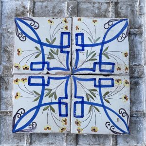 Azulejo valenciano. Año 1820-1830, Fernando VII