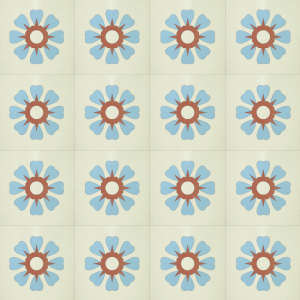 Baldosa Floral 0130